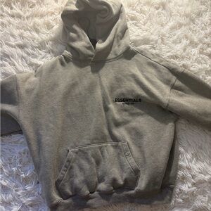 Essentials Men's Heather Gray Hoodie